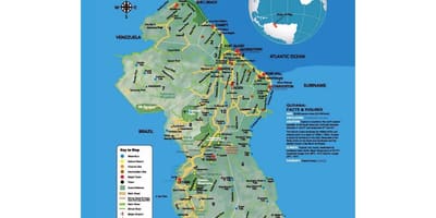 แผนที่ของแผนที่แสดงได้ยังไง amerindians มากูยาน่า name